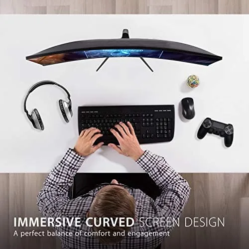 Close look at the ViewSonic VX3218-PC-MHD 32 Inch 1080p Curved Gaming Monitor, 180Hz and build quality