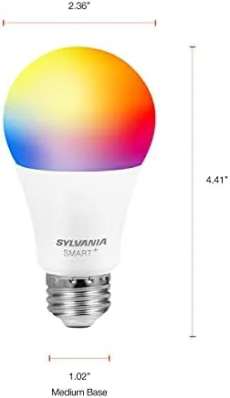 The Sylvania Smart+ Bluetooth Mesh 60W Equivalent A19 LED Light Bulb compared in context