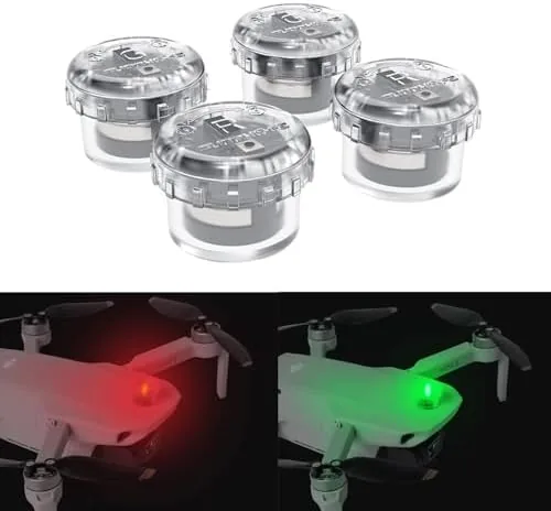 Close look at the 4Pcs Drone Strobe Lights, Anti Collision Light for Drone Night build quality