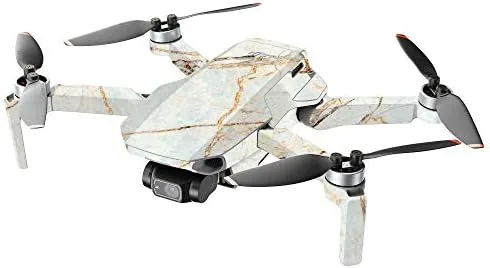 Close look at the MIGHTY SKINS MightySkins Glossy Glitter Compatible with DJI Mini 2 build quality