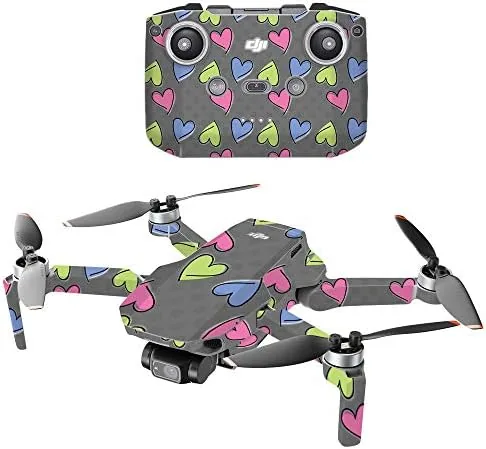 MIGHTY SKINS MightySkins Compatible with DJI Mini 2 Portable Drone - Girly | Protective Review: Tested and Rated