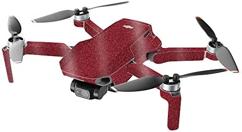 Close look at the MIGHTY SKINS Glossy Glitter Compatible with DJI Mini 2 Portable build quality