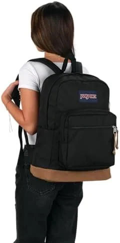 The Right Pack worn on a back during a walk in the city