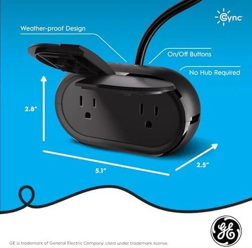 Testing the GE Cync Outdoor Smart Plug, Wi-Fi & Bluetooth, Alexa & over two weeks