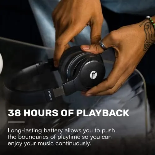 The Raycon Everyday Bluetooth Headphones - Over The Ear, Active Noise in real use