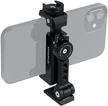 Metal Phone Tripod Mount with Rotatable Cold Shoe for Microphone Mount, Compatible with iPhone Review: Tested and Rated