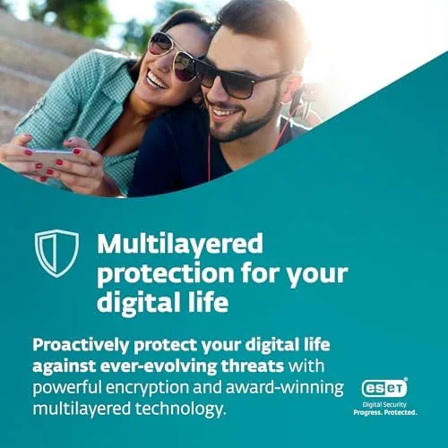 ESET blocking a phishing link with a clear warning in the browser
