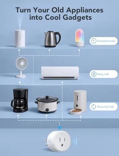 The Govee Home app showing a scheduled timer for the smart plug