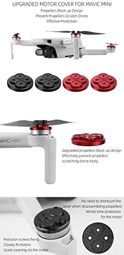 The BTG Upgrade Motor Cover Cap for DJI Mini 2 SE/Mini compared in context