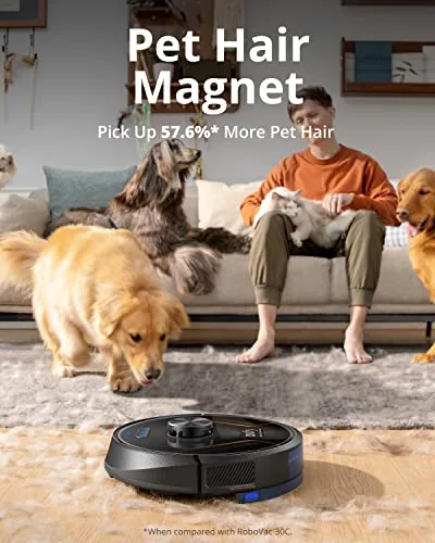 Comparison layout showing the X8 Hybrid next to budget and premium robot vacuums