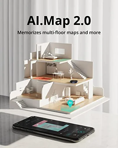 Pet owner placing the X8 Hybrid at the edge of a tiled kitchen