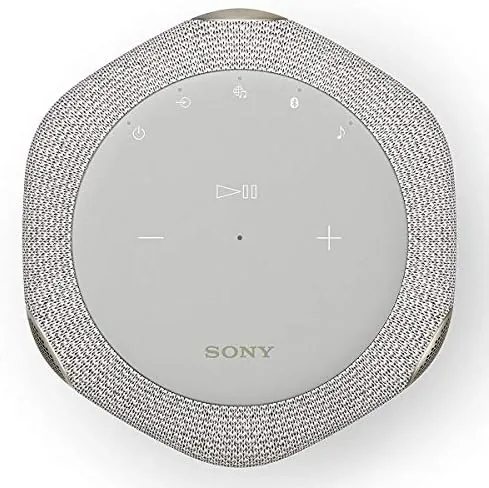 Detail shot of the Sony SRS-RA3000 360 Reality Audio Wi-Fi / Bluetooth Wireless Speaker features