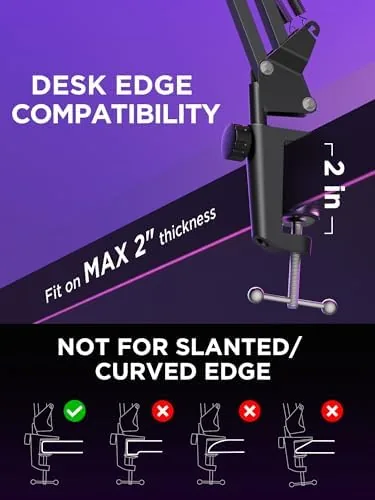 Testing the InnoGear Mic Stand Boom Arm Microphone Stand Desk for Blue over two weeks