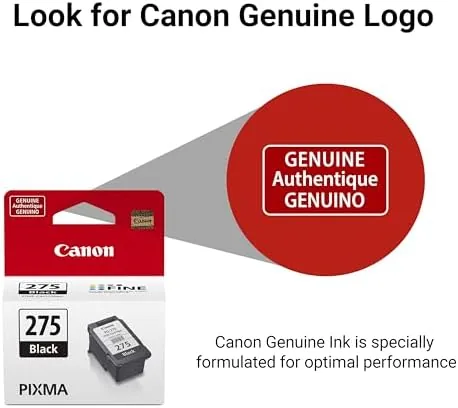Side by side comparison of a genuine Canon cartridge and a generic refill