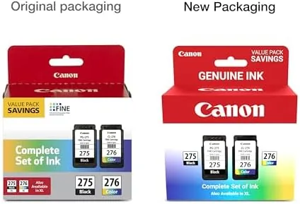 Close look at the Canon PG-275 / CL-276 Genuine Ink Value Pack (2 Cartridges) build quality