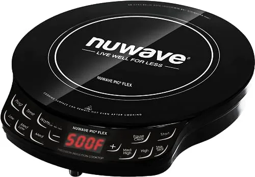 Nuwave Flex Precision Induction Cooktop, 6.5" Heating Coil, Black | 10.25" Shatter-Resistant Ceramic Glass Review: Tested and Rated