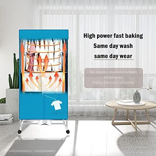 Portable dryer next to a full size dryer for size comparison