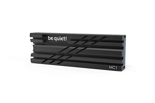 Detail shot of the be quiet! MC1 Pro M.2 SSD Cooler, Heatpipe Heatsink for features