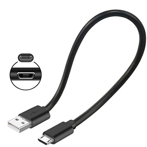 Overview of the Short Micro USB Cable,Android Charger Compatible with Fire Stick,for Roku