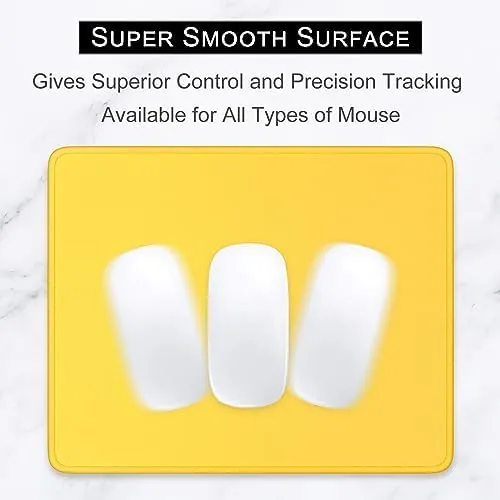 Close look at the Hsurbtra Mouse Pad, Premium-Textured Square Mousepad 10.2 x 8.3 Inch build quality
