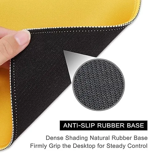 The Hsurbtra Mouse Pad, Premium-Textured Square Mousepad 10.2 x 8.3 Inch in real use