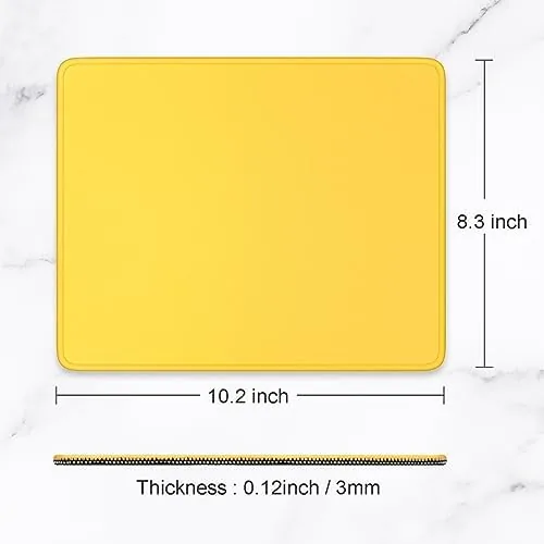 The Hsurbtra Mouse Pad, Premium-Textured Square Mousepad 10.2 x 8.3 Inch compared in context