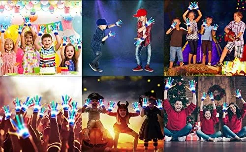 Another view of the LED Gloves for Kids Teen Gifts, Toys for 9-12 Year