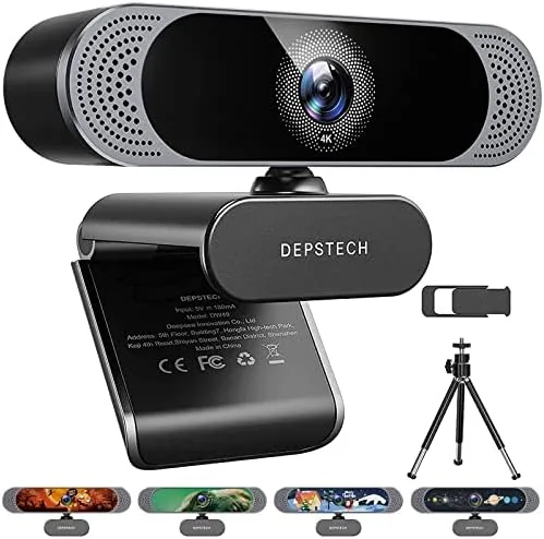 DEPSTECH 4K Webcam, DW49 HD 8MP Equipped with Sony Sensor Autofocus Webcam with Microphone Review: Tested and Rated