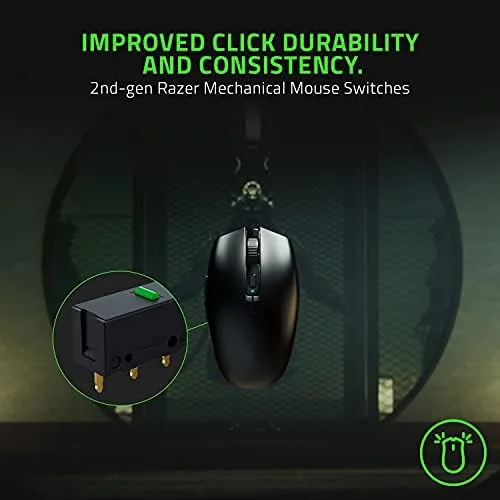 The Orochi V2 next to two rival mice for comparison