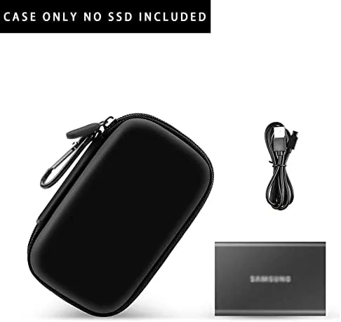 The Case Compatible with Samsung T7/ T7 Touch Portable SSD 1TB in real use