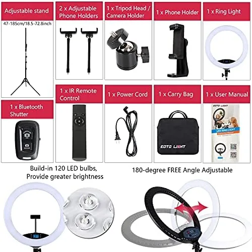 Another view of the 19 inch LED Ring Light LCD Display Touch Screen with