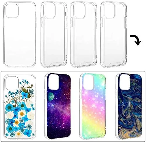 4 Pieces Clear DIY Phone Case Compatible with iPhone 12/12 Pro 6. 1 Inch Review: Tested and Rated