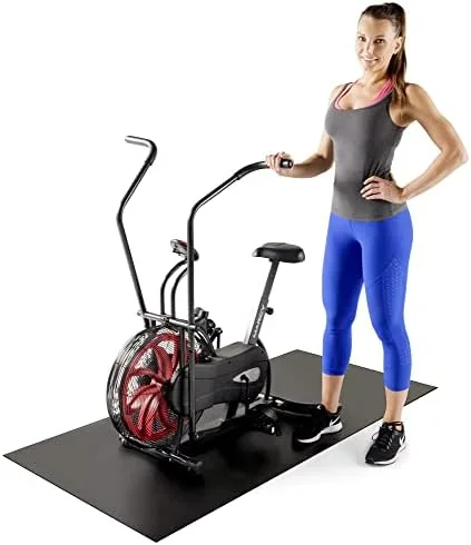 The Marcy Fitness Equipment Mat and Floor Protector Compatible for Treadmills in real use