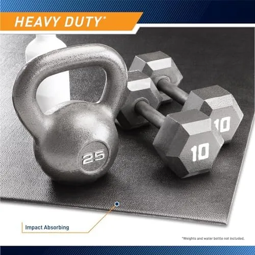 Another view of the Marcy Fitness Equipment Mat and Floor Protector Compatible for Treadmills