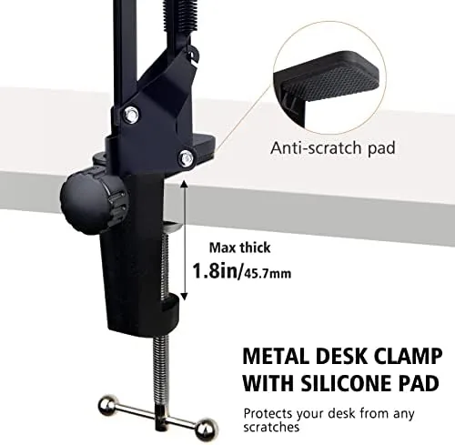 The For Elgato Wave 3 Boom Arm Microphone Stand, Professional Mic in real use