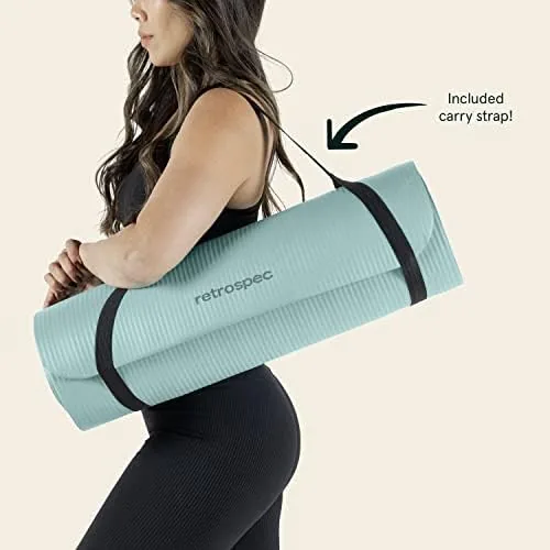 Testing the Retrospec Solana Yoga Mat Thick 1/2in Non-Slip Workout Mat with over two weeks
