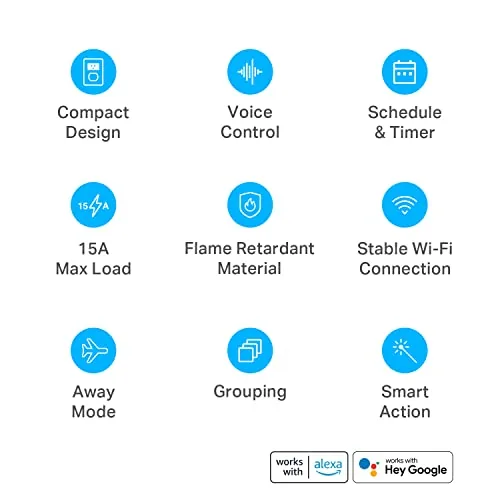 The Kasa app showing a schedule for the TV plug on the Ultra Mini