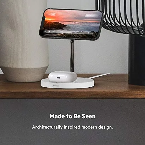 The Belkin MagSafe 2 in 1 Wireless Charging Stand, Fast Charger compared in context