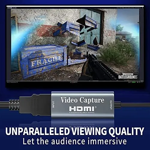 The Papeaso Video Capture Card, Video Recording Card Wonderful 4K HDMI in real use