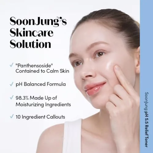 The ETUDE SoonJung pH 5.5 Relief Korean Toner for Sensitive Skin in real use