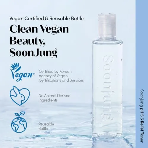 The ETUDE SoonJung pH 5.5 Relief Korean Toner for Sensitive Skin compared in context
