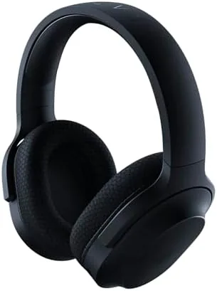 Close view of the volume wheel and mute button on the Razer Barracuda X ear cup