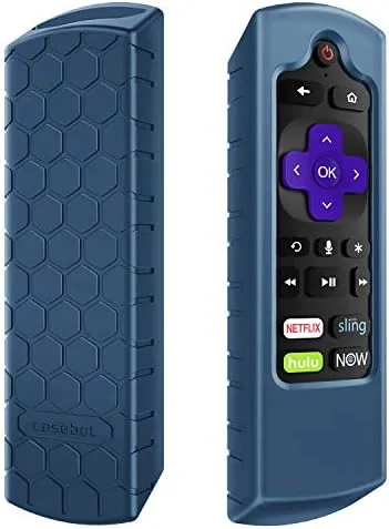 Overview of the Silicone Case for Roku Voice Remote RCA1R/RCAL7R, Express HD/4K+ |