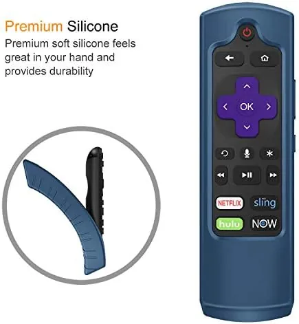 Another view of the Silicone Case for Roku Voice Remote RCA1R/RCAL7R, Express HD/4K+ |