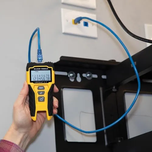 Another view of the Klein Tools VDV526-200 Cable Tester, LAN Scout Jr. 2 Ethernet