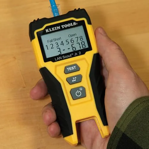 The Klein Tools VDV526-200 Cable Tester, LAN Scout Jr. 2 Ethernet compared in context