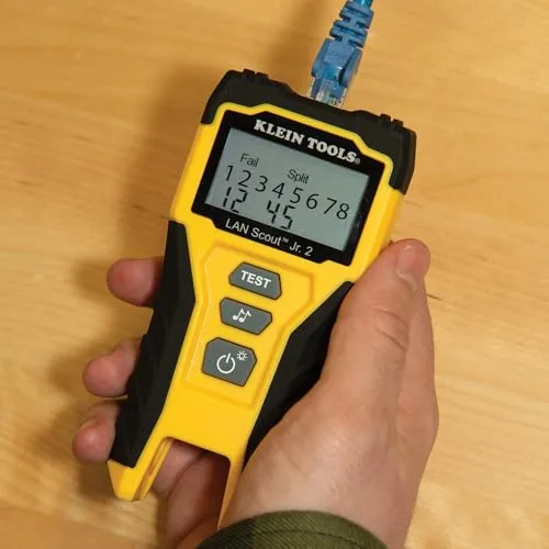 Testing the Klein Tools VDV526-200 Cable Tester, LAN Scout Jr. 2 Ethernet over two weeks
