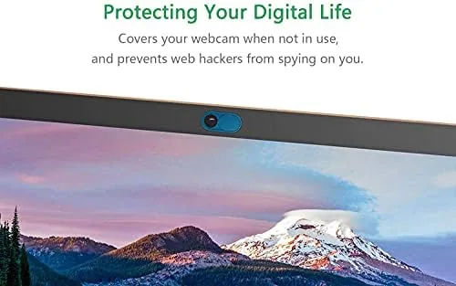 The CloudValley Laptop Camera Cover Slide, Metal 0.023 Inch Ultra-Thin, 2 in real use