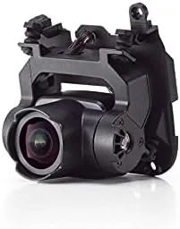 DJI FPV drone gimbal camera unit unpacked and laid on a workbench