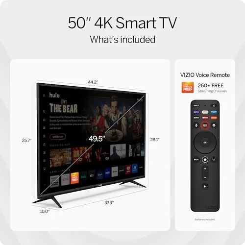 Movie scene with vivid colors playing on the VIZIO V-Series in a dark room